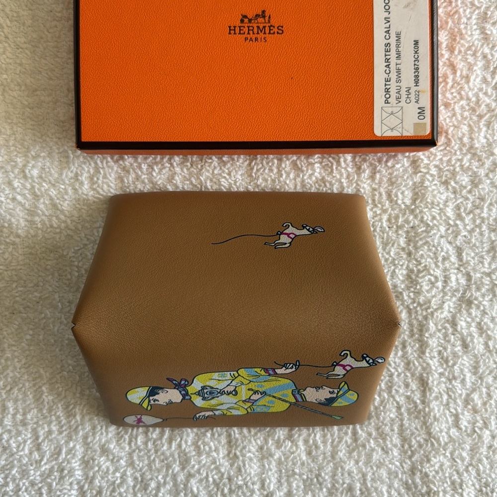 Hermes Swift Jockey Calvi Card Case Holder - Picture 4 of 16